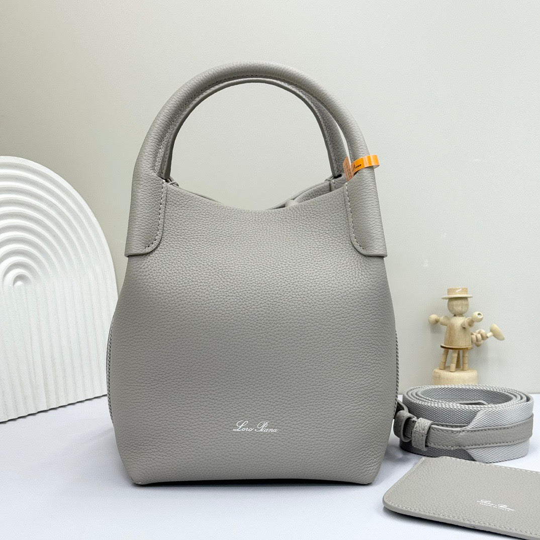 Light pink and Grey Bag