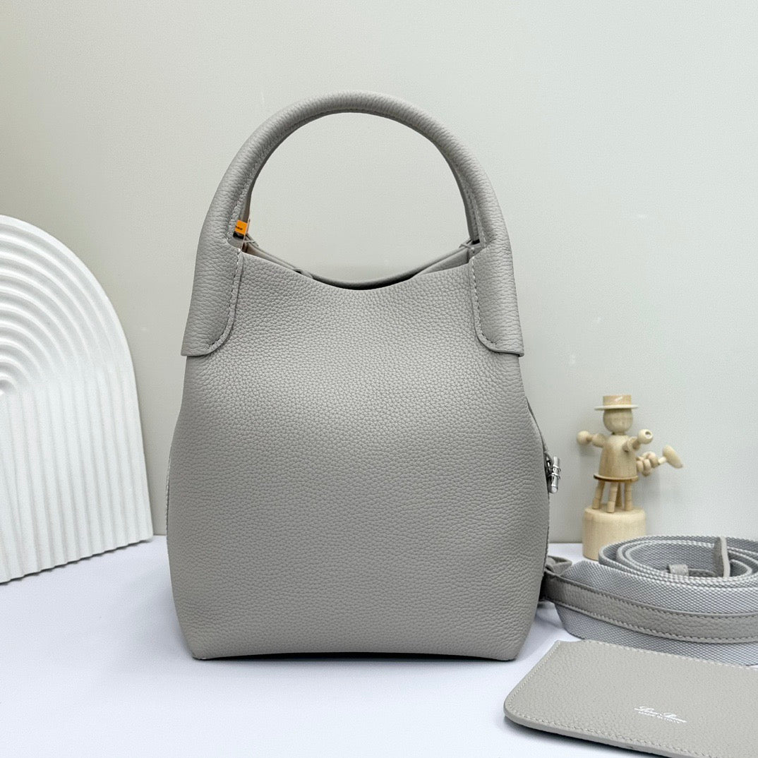 Light pink and Grey Bag