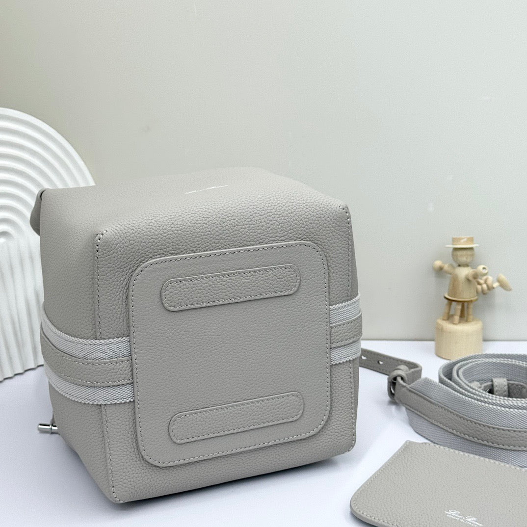 Light pink and Grey Bag
