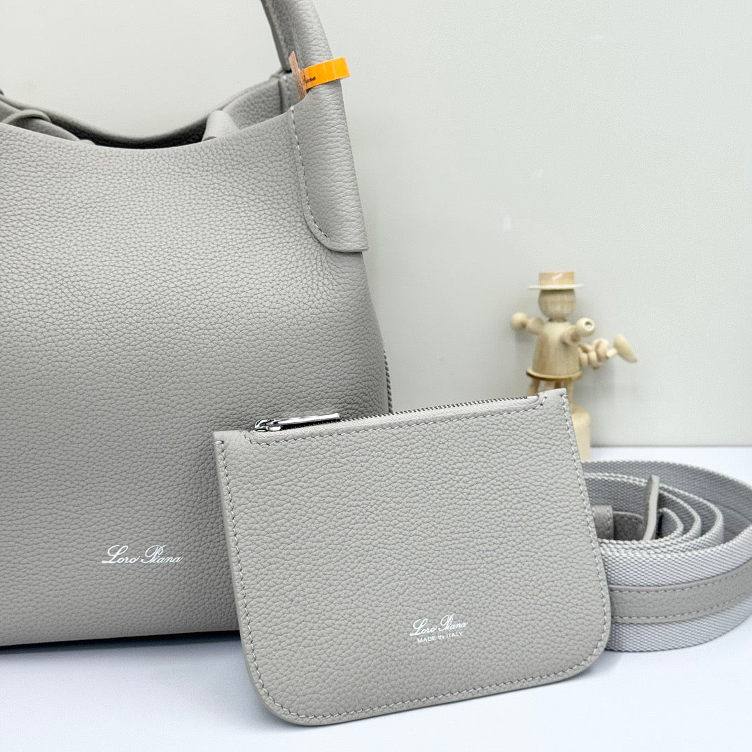 Light pink and Grey Bag