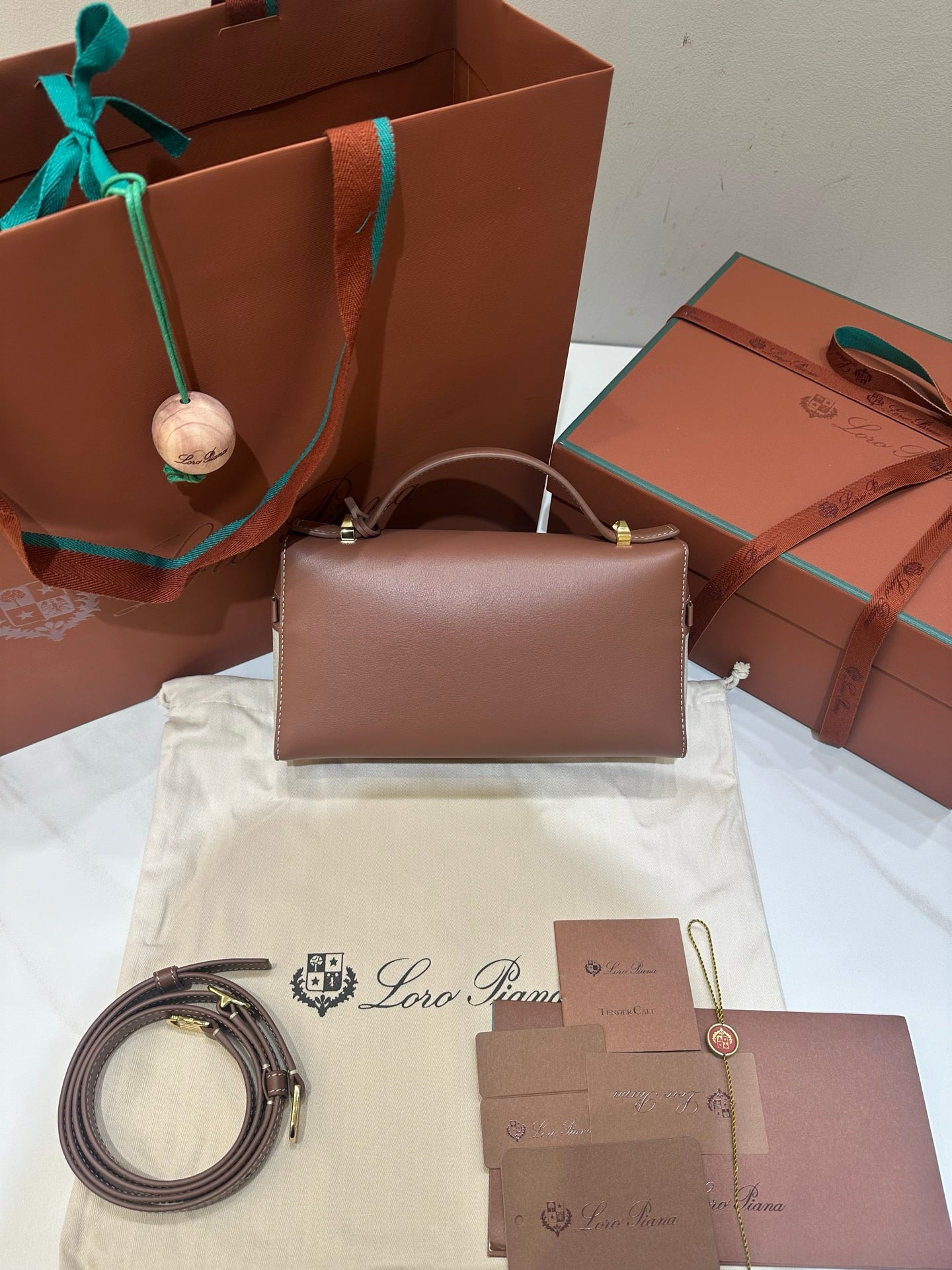 Grey brown Bag