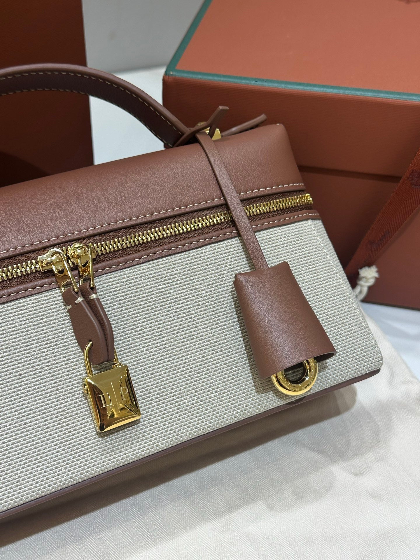 Grey brown Bag