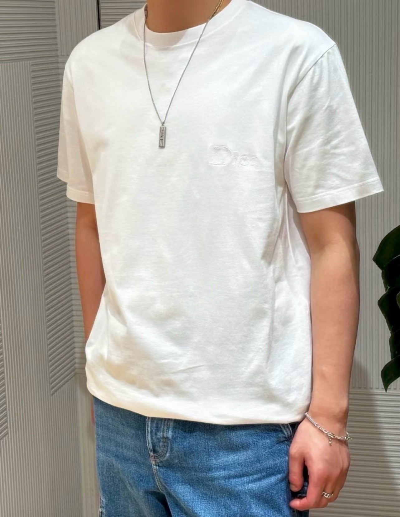 Green, Pink, White and Black T-Shirt - FashionHype.xyz