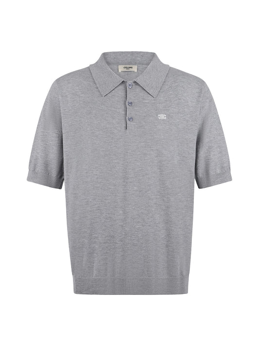 Grey and Black Polo - Size M