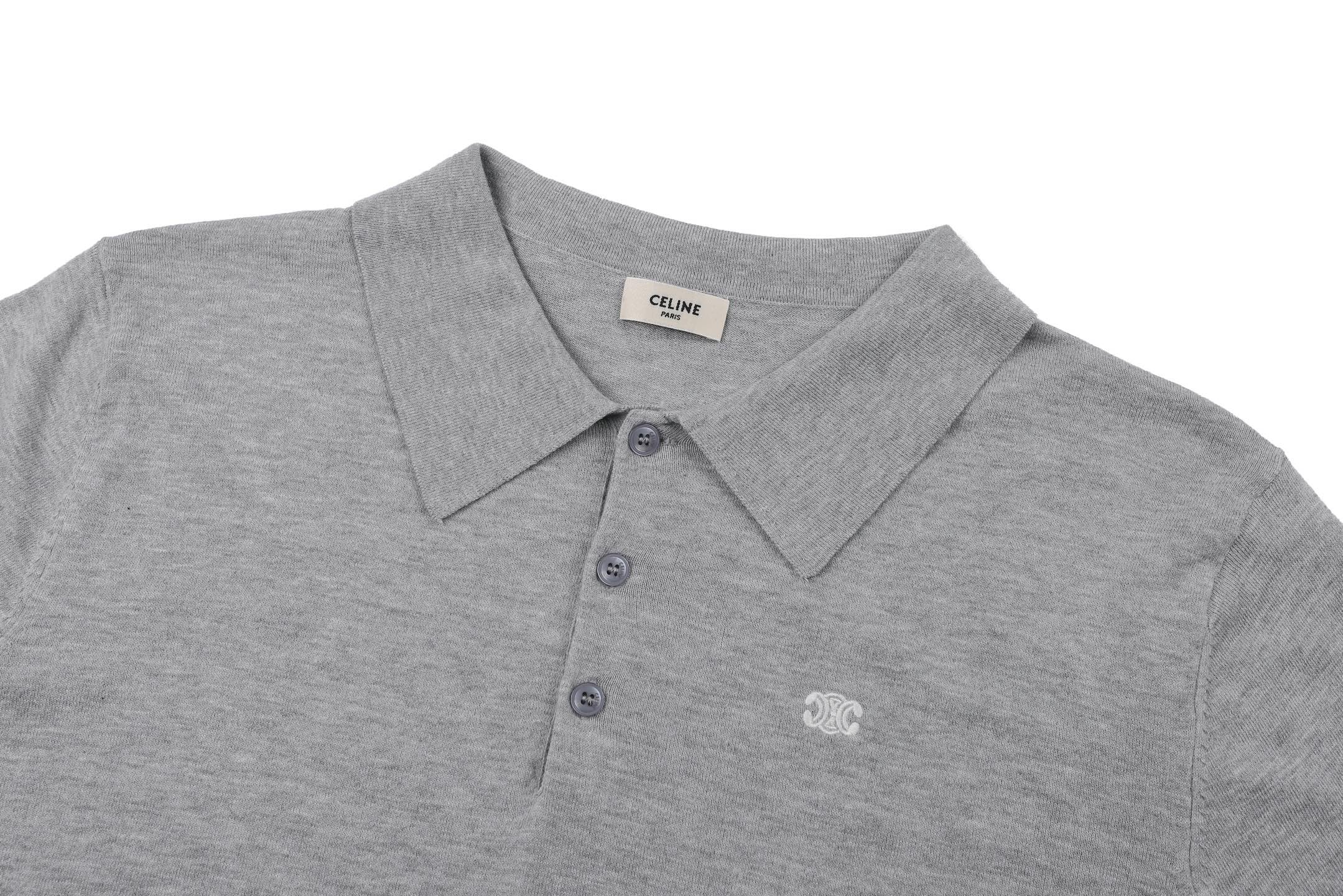 Grey and Black Polo - Size M