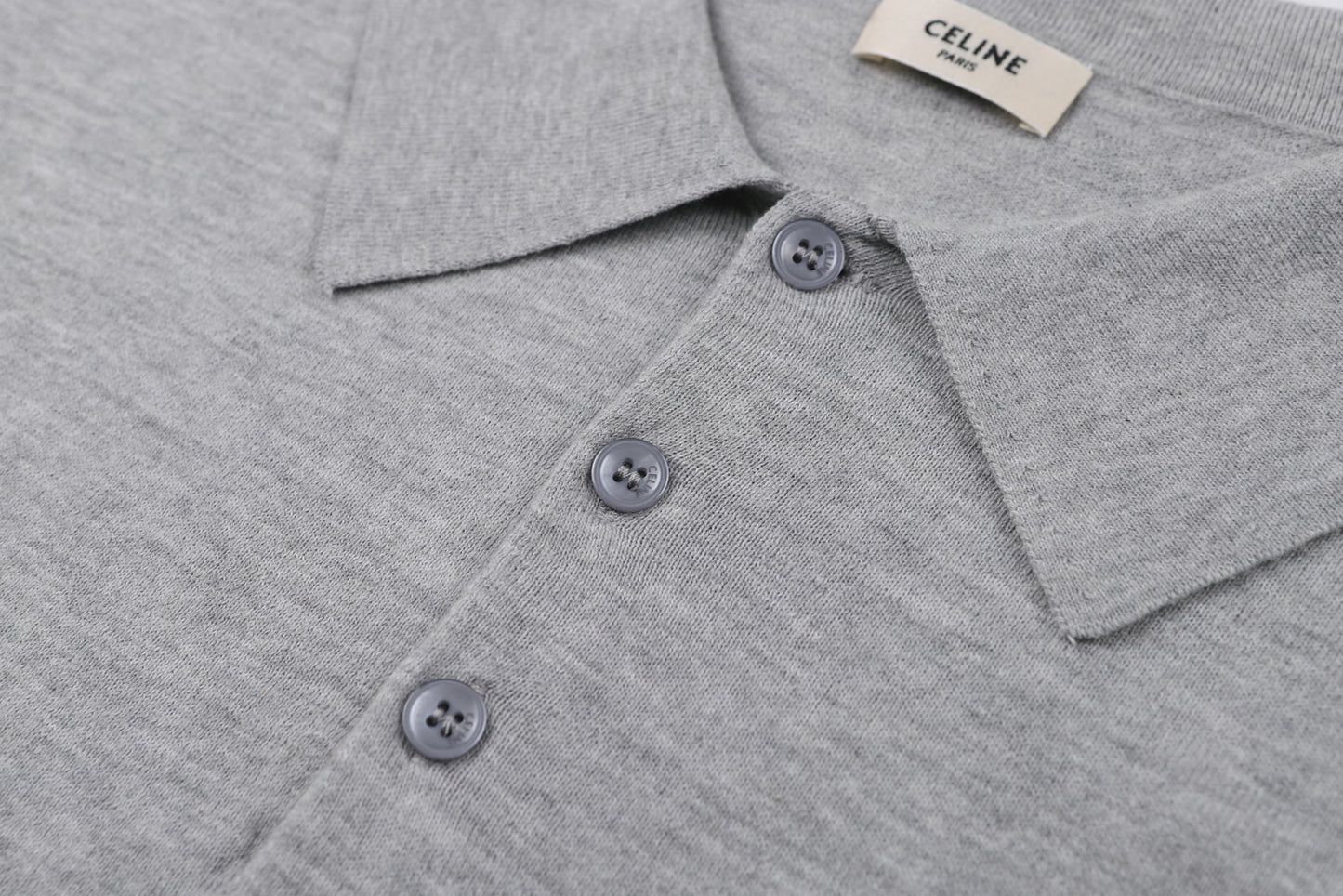 Grey and Black Polo - Size M