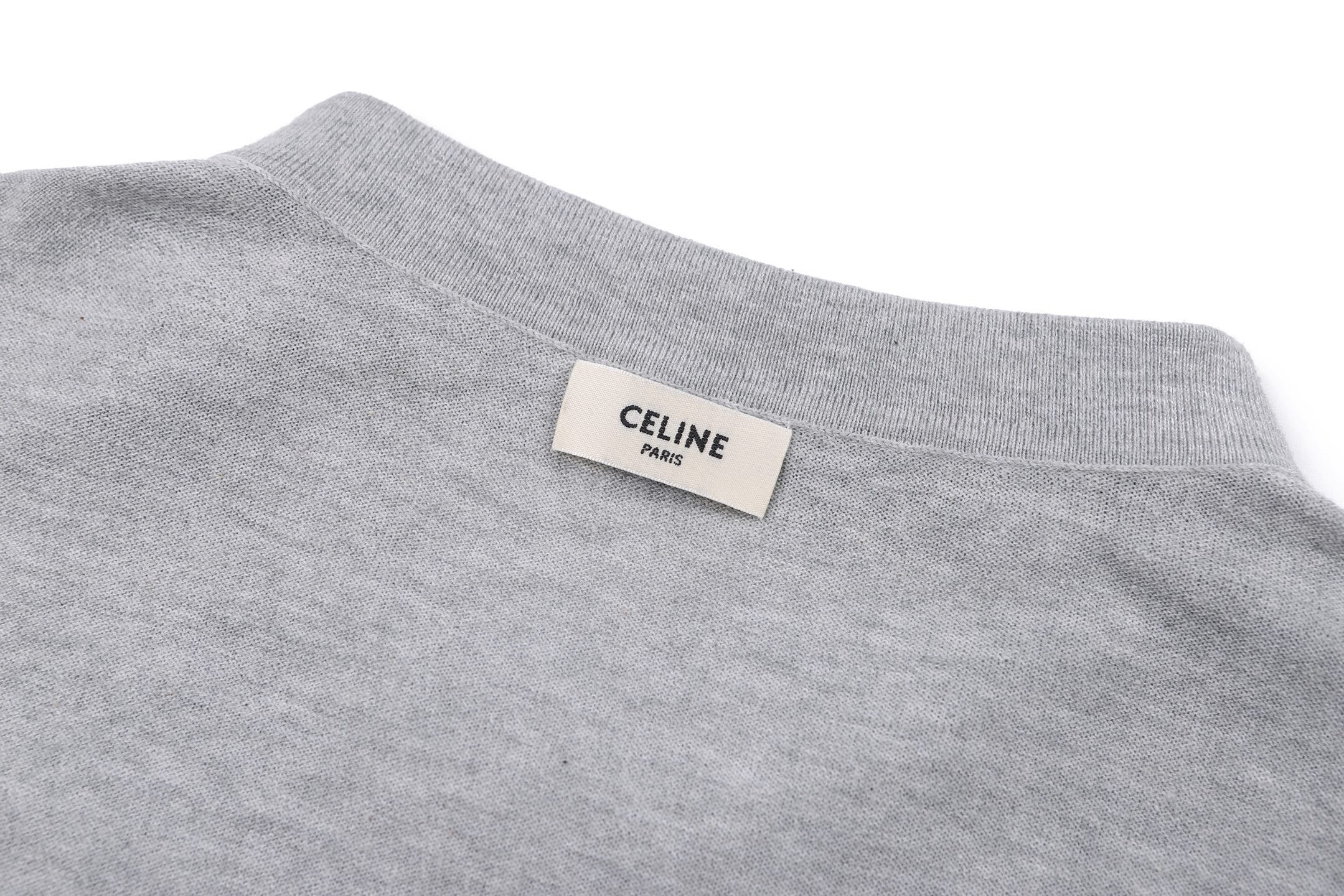 Grey and Black Polo - Size M