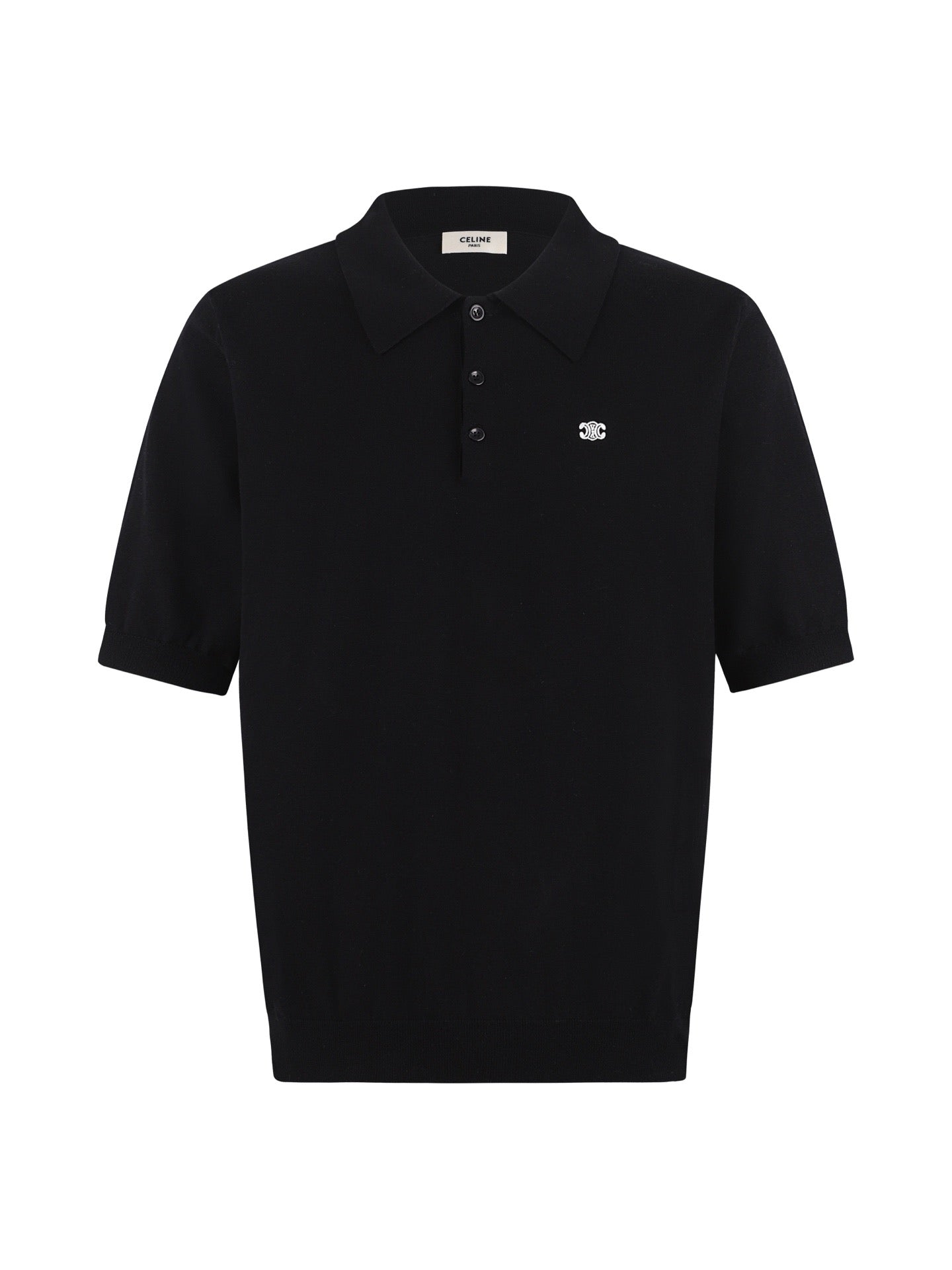 Grey and Black Polo - Size M