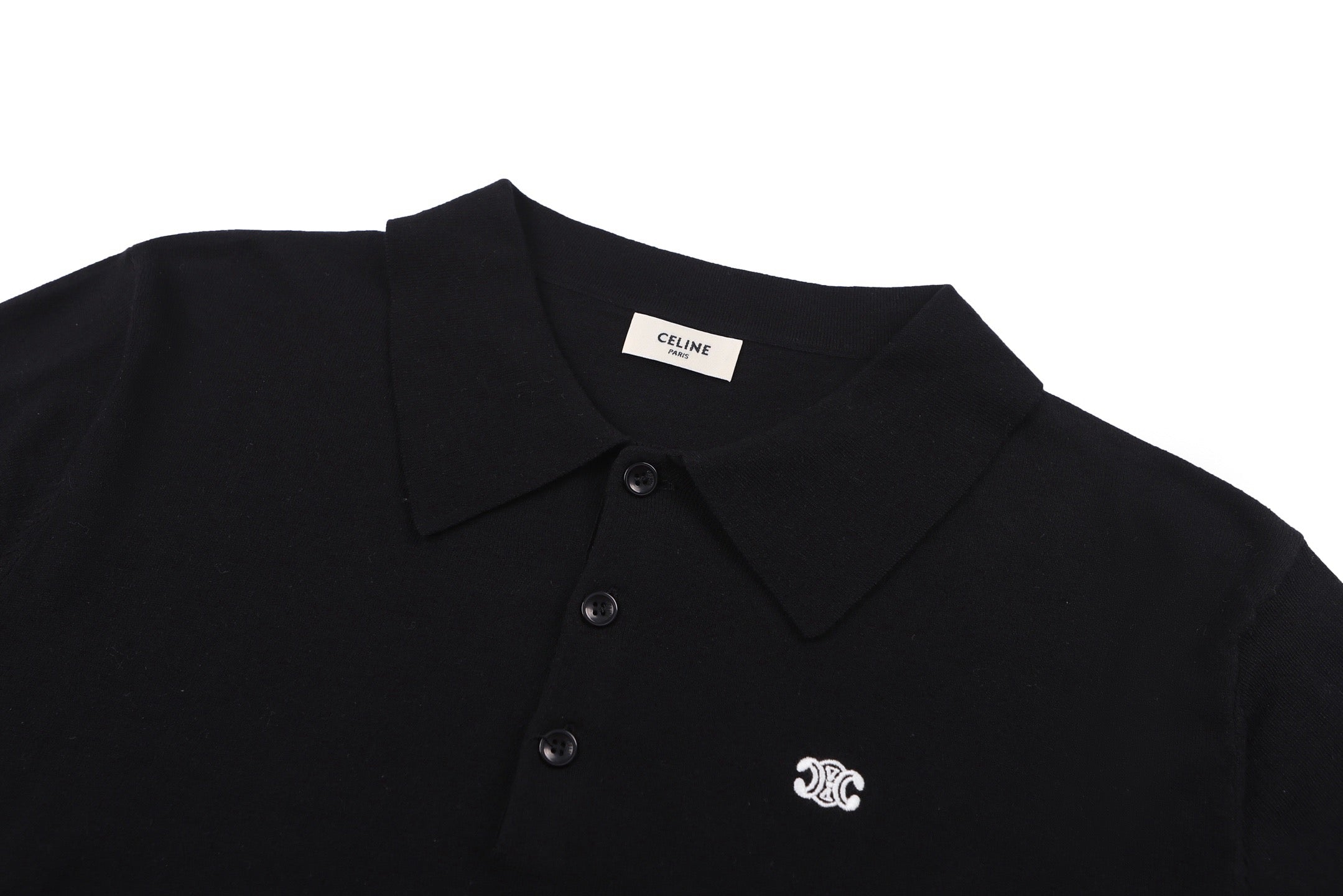 Grey and Black Polo - Size M