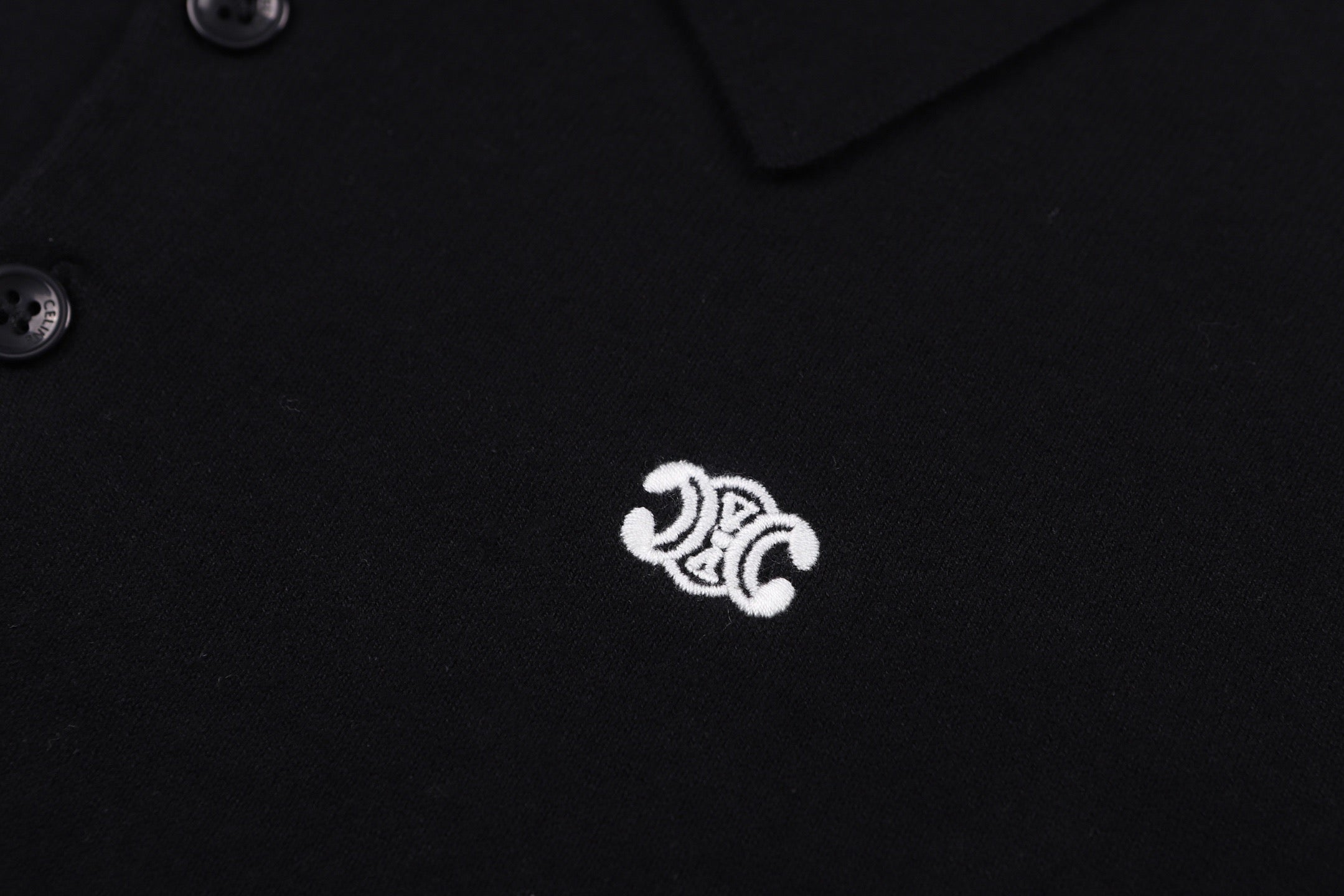 Grey and Black Polo - Size M