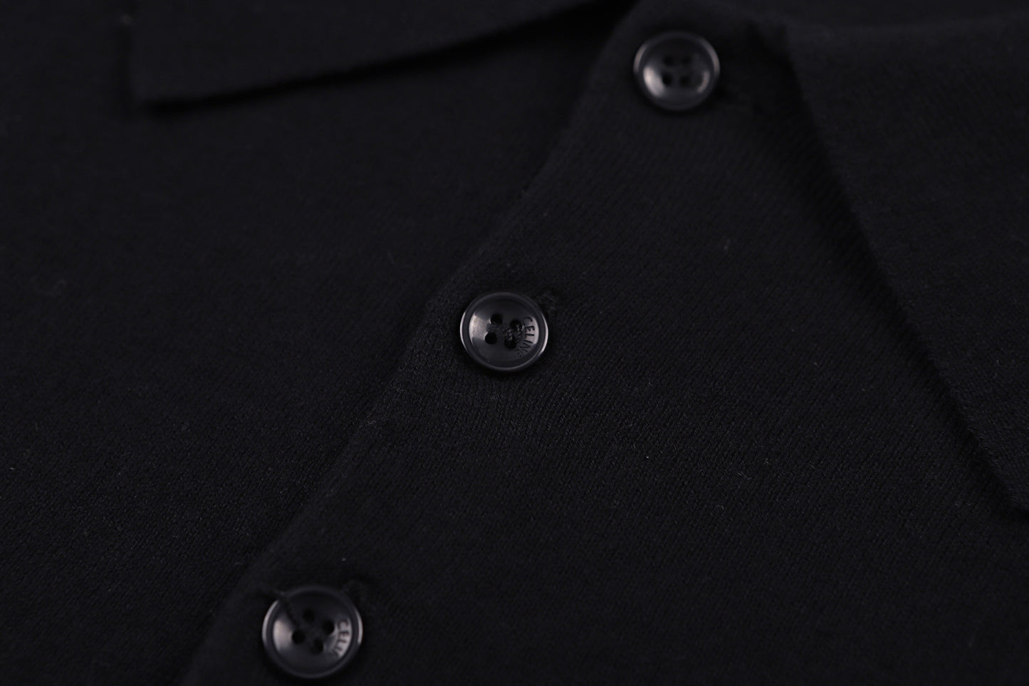 Grey and Black Polo - Size M