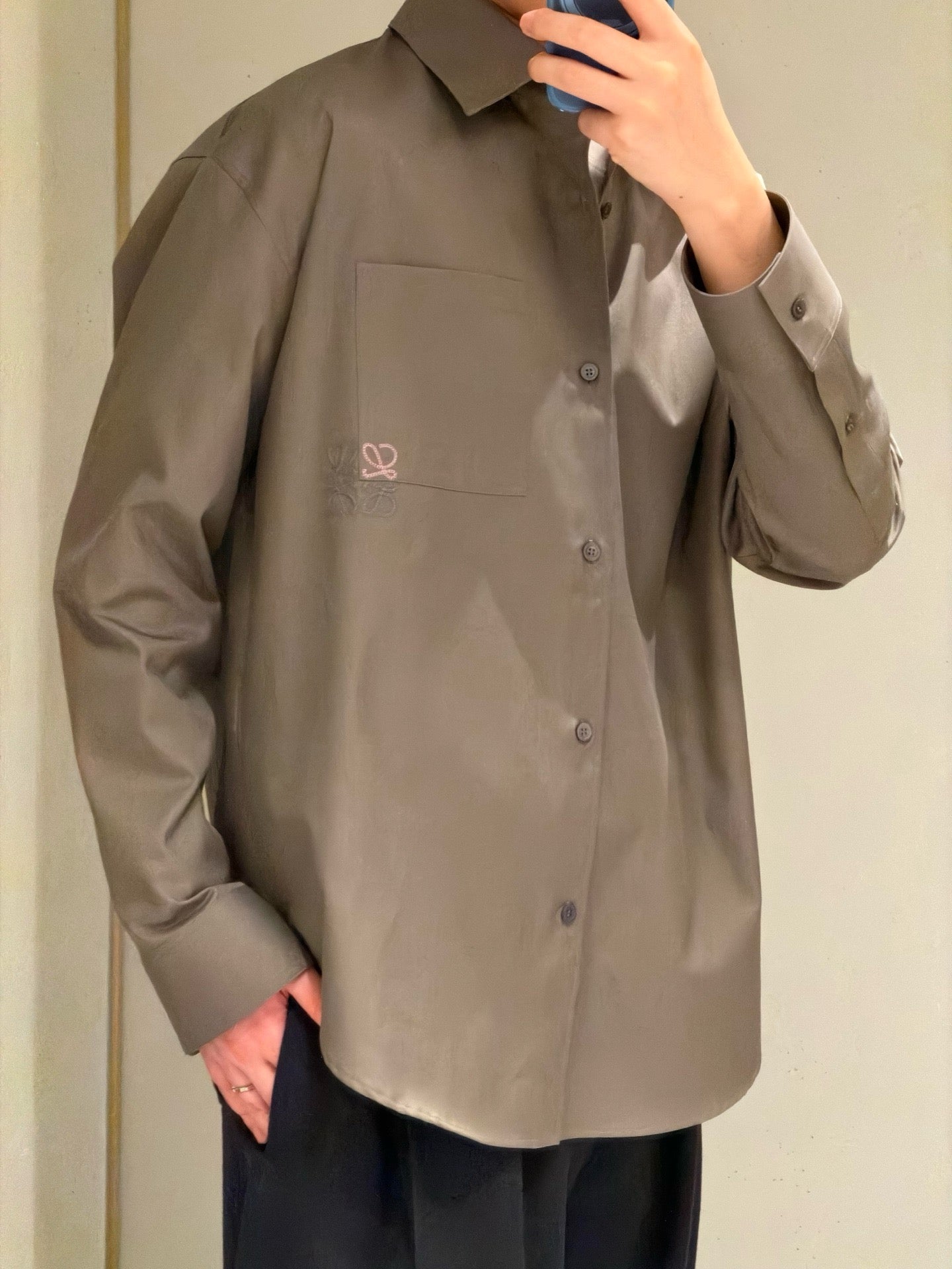 White and Grey Shirt - FashionHype.xyz
