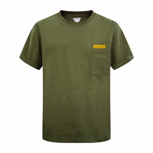 Dark green, Black and White T-Shirt - FashionHype.xyz