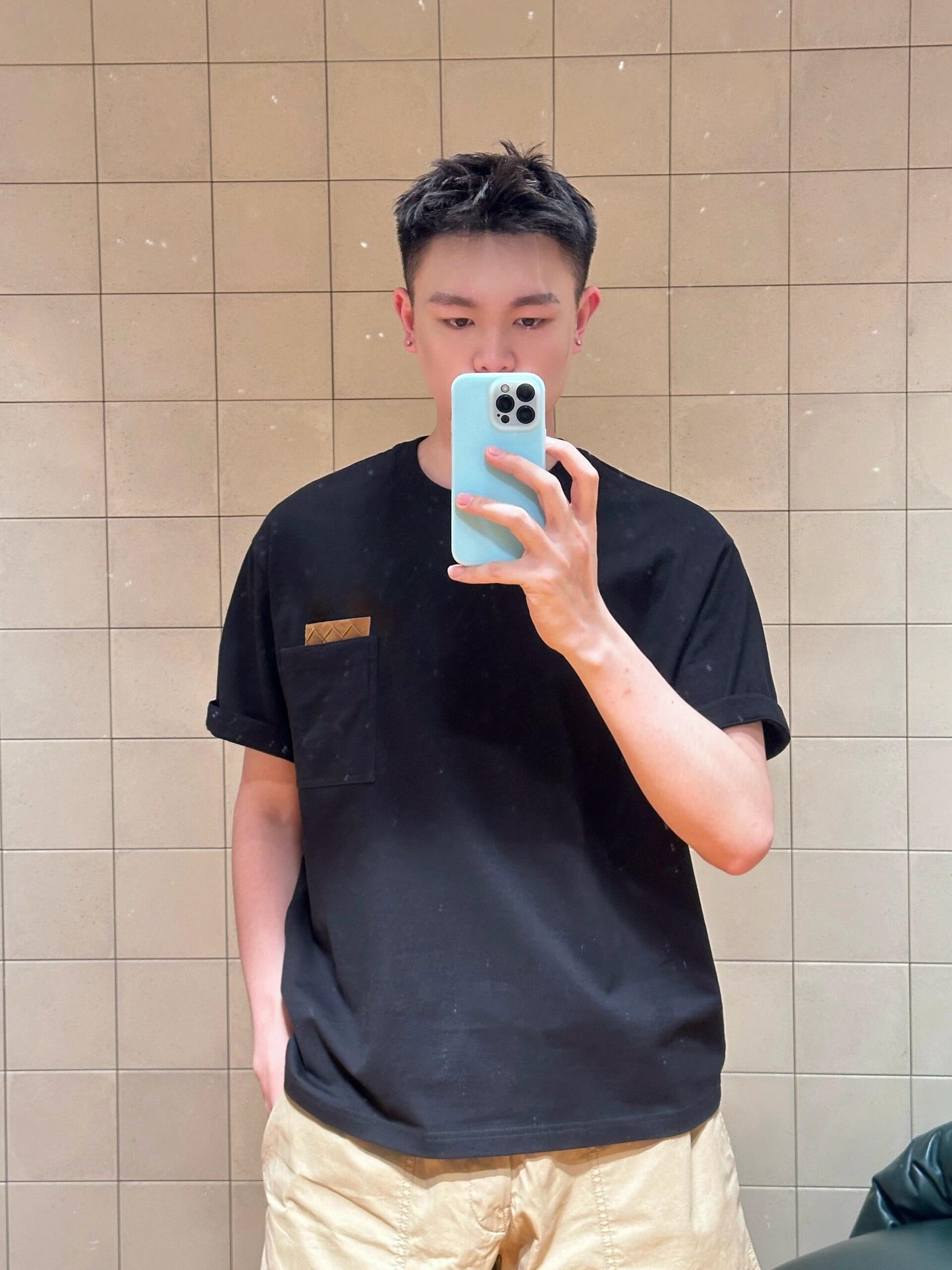 Dark green, Black and White T-Shirt - FashionHype.xyz