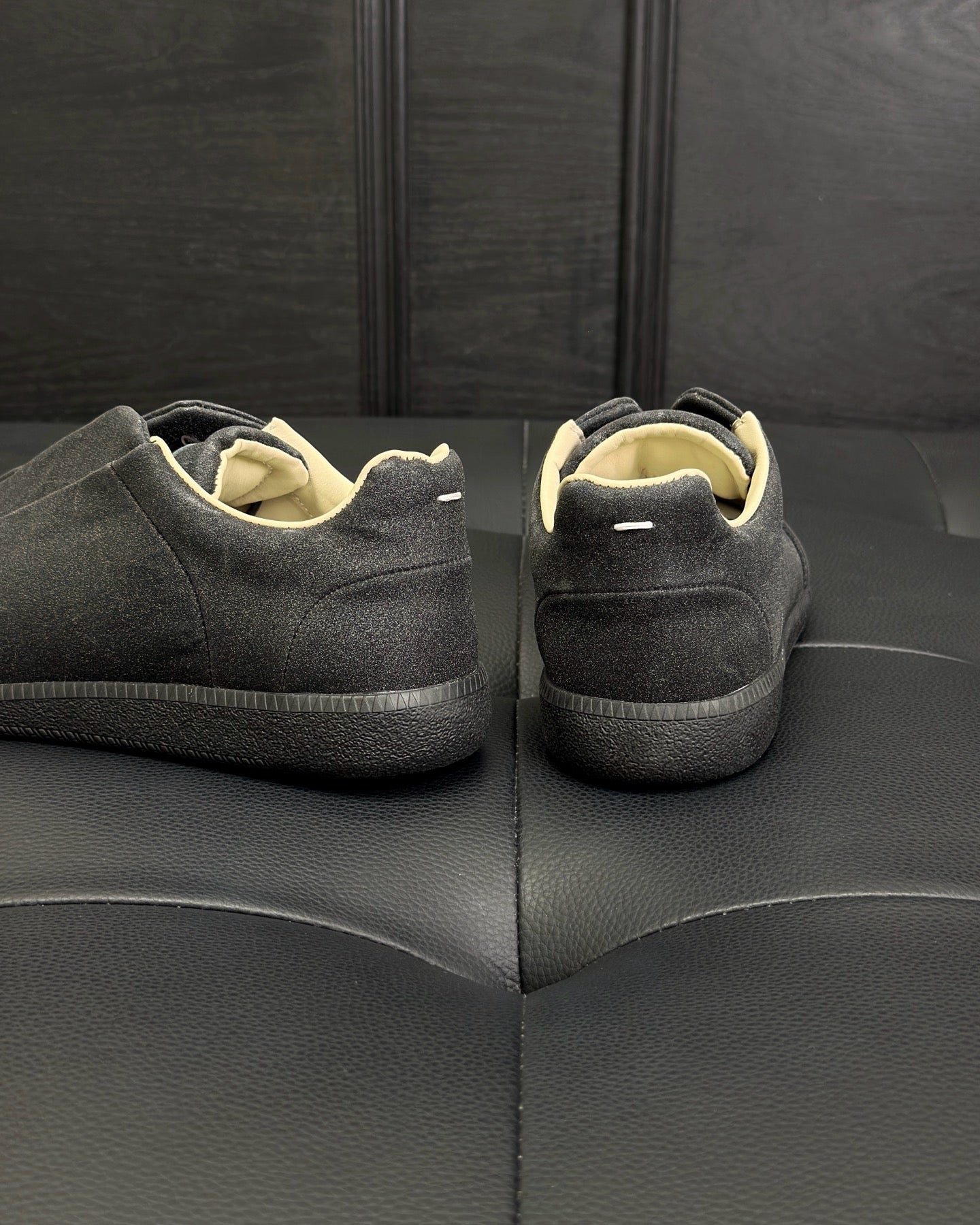 Black, White and Red Shoes