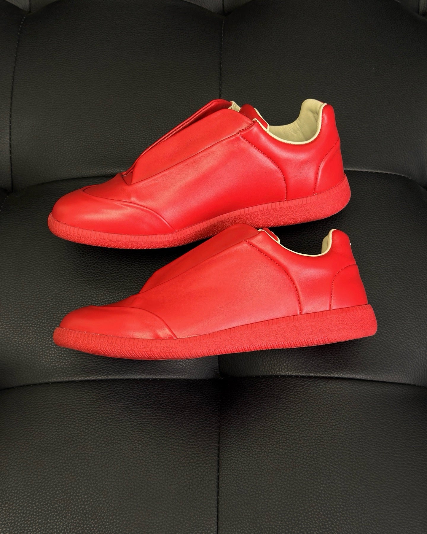 Black, White and Red Shoes