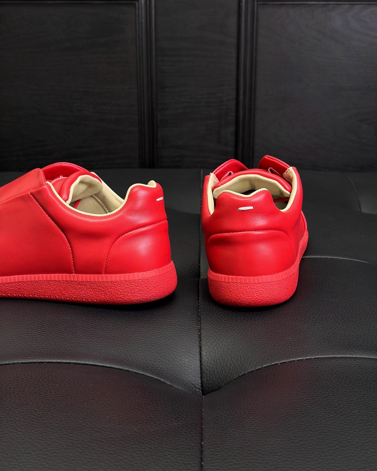 Black, White and Red Shoes