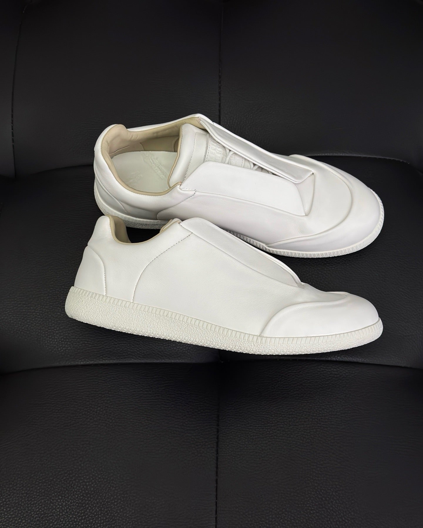 Black, White and Red Shoes