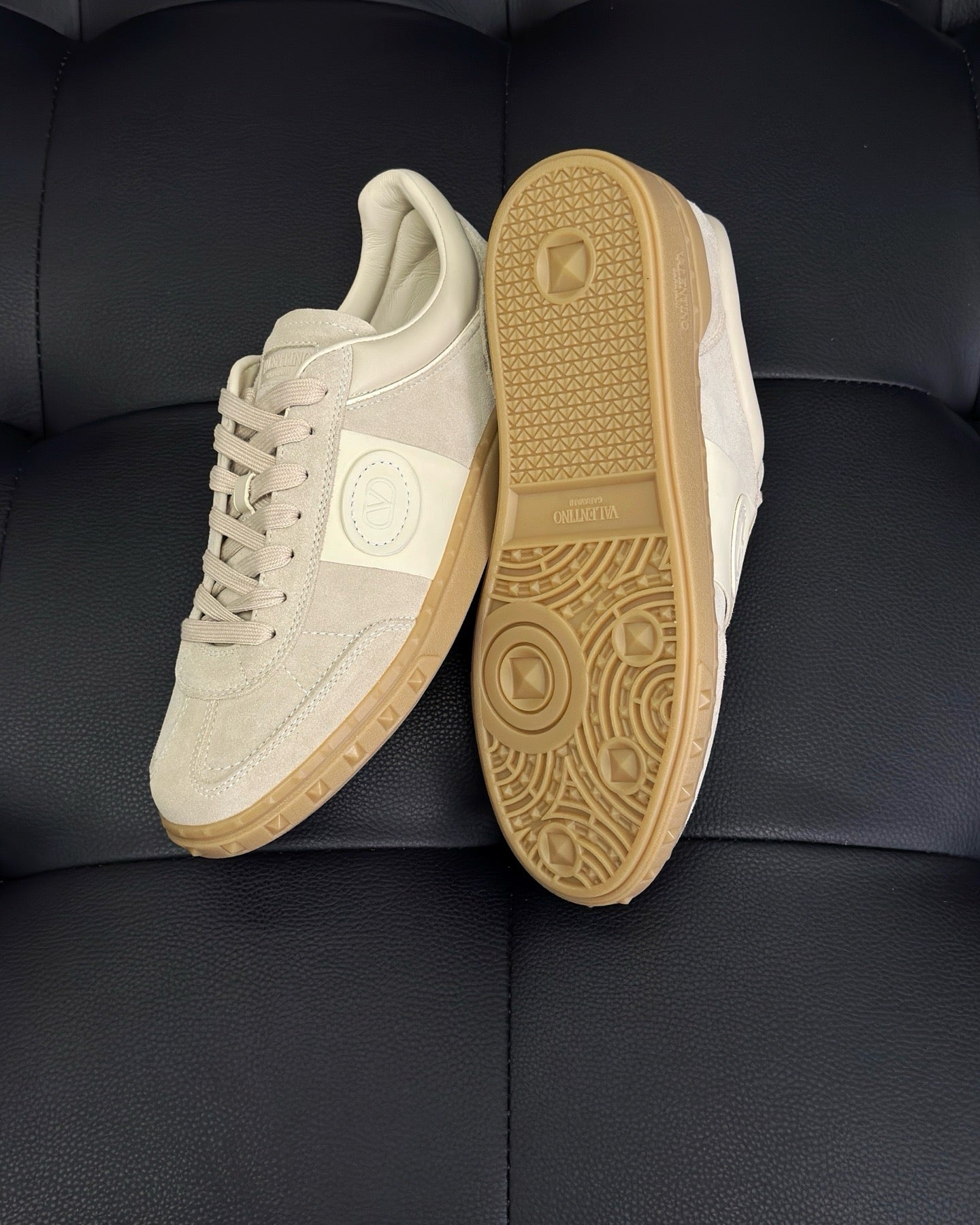 Grey brown Shoes