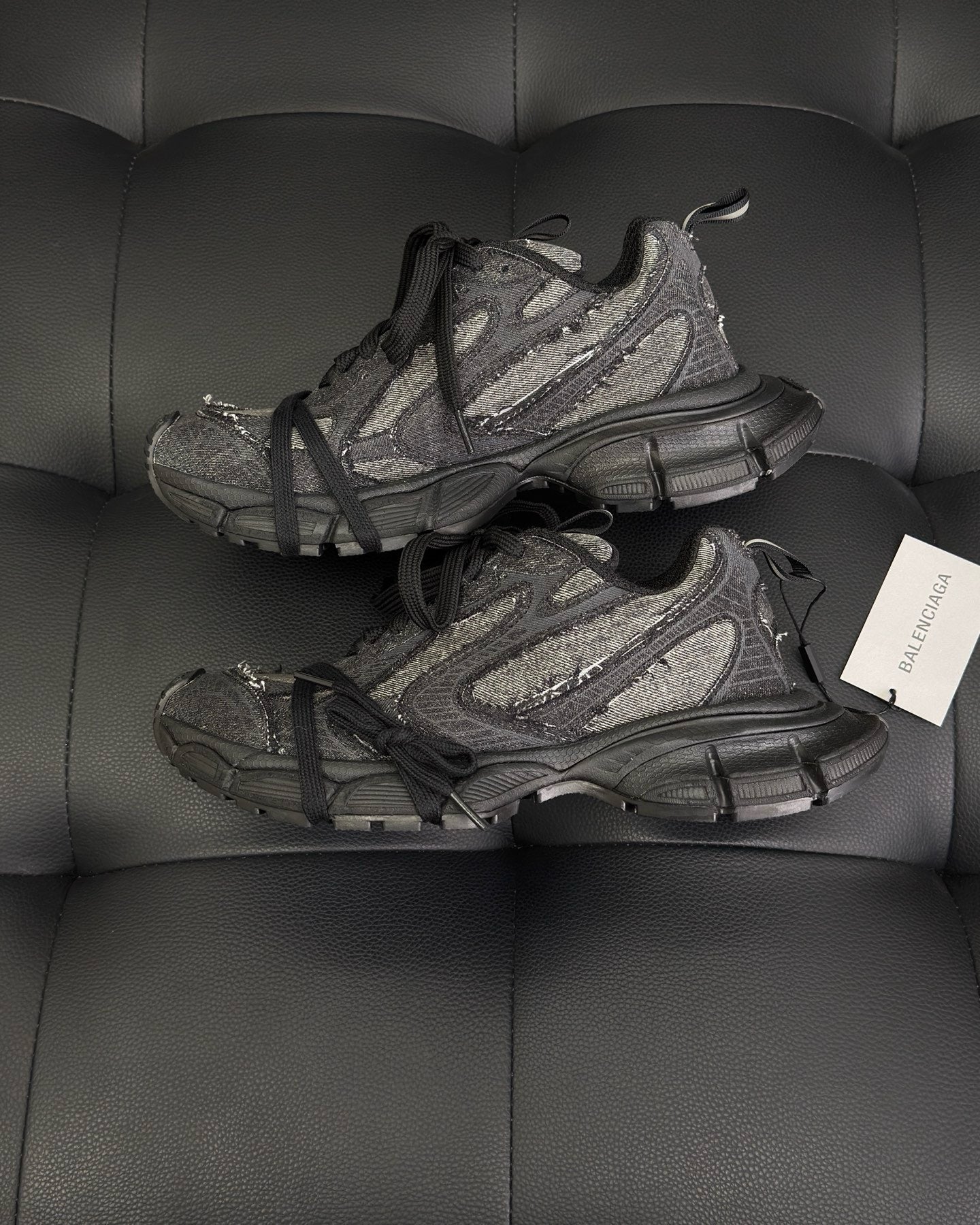Black grey Shoes