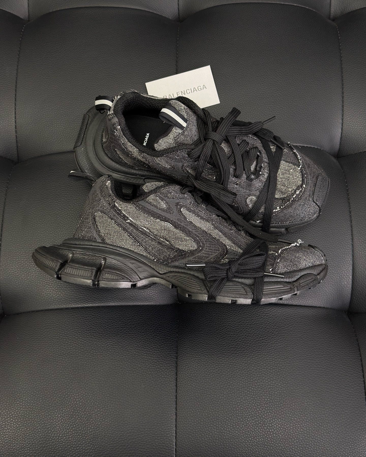 Black grey Shoes