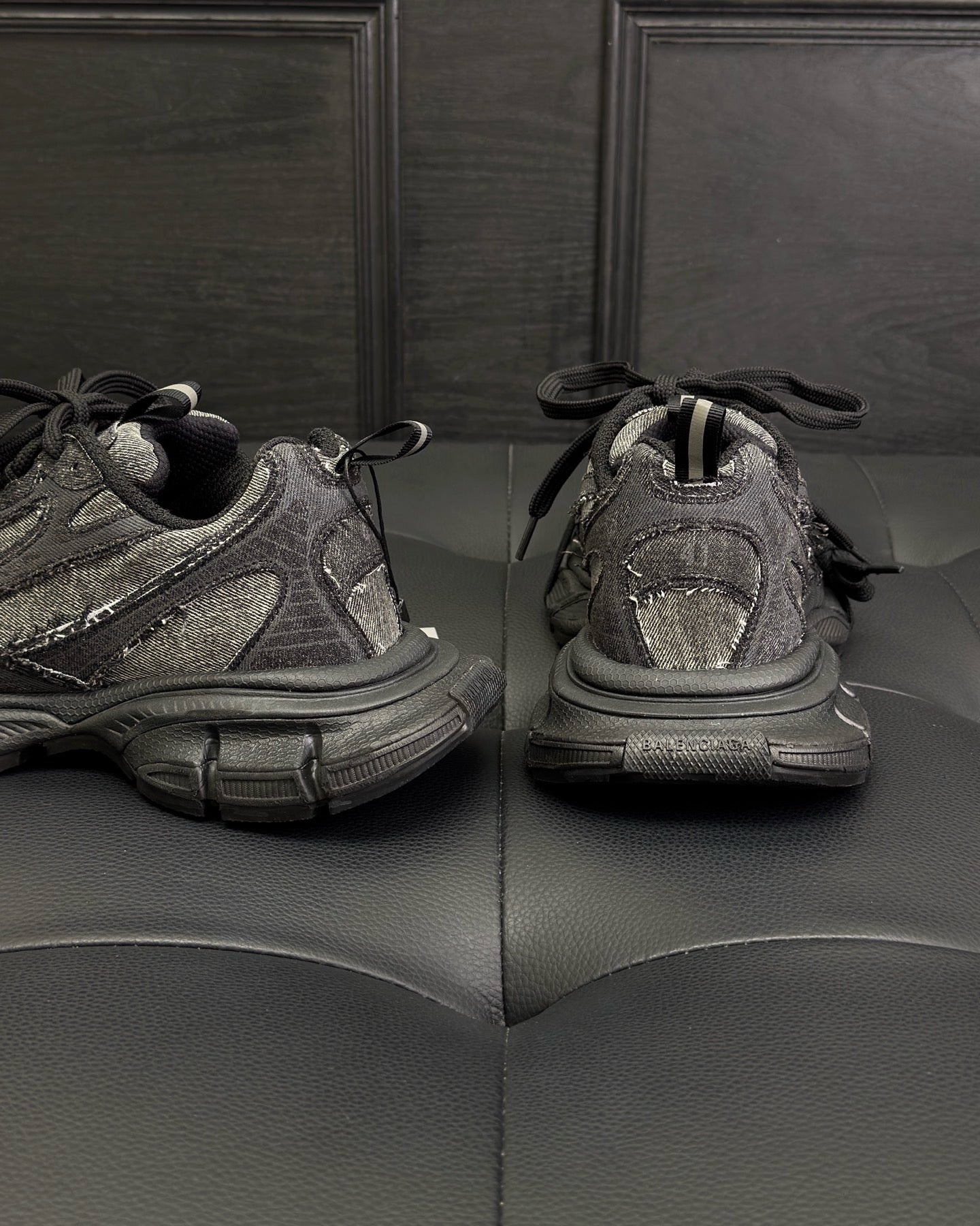Black grey Shoes