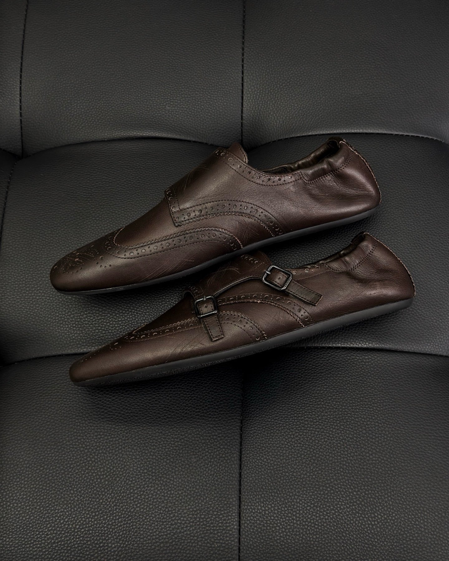 Dark brown and Black Shoes