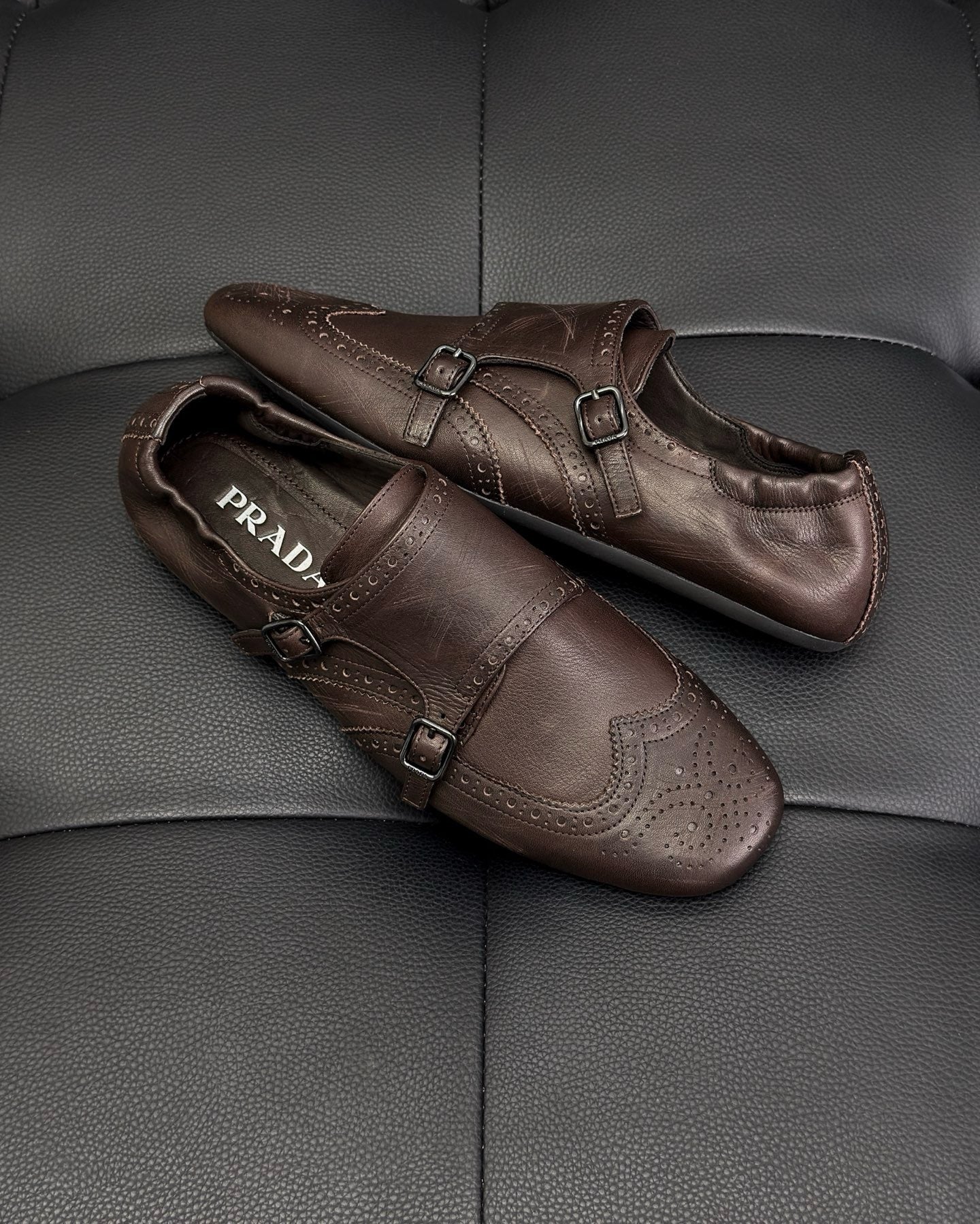 Dark brown and Black Shoes