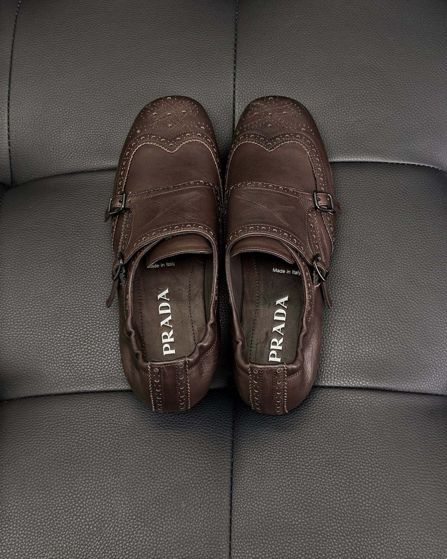Dark brown and Black Shoes