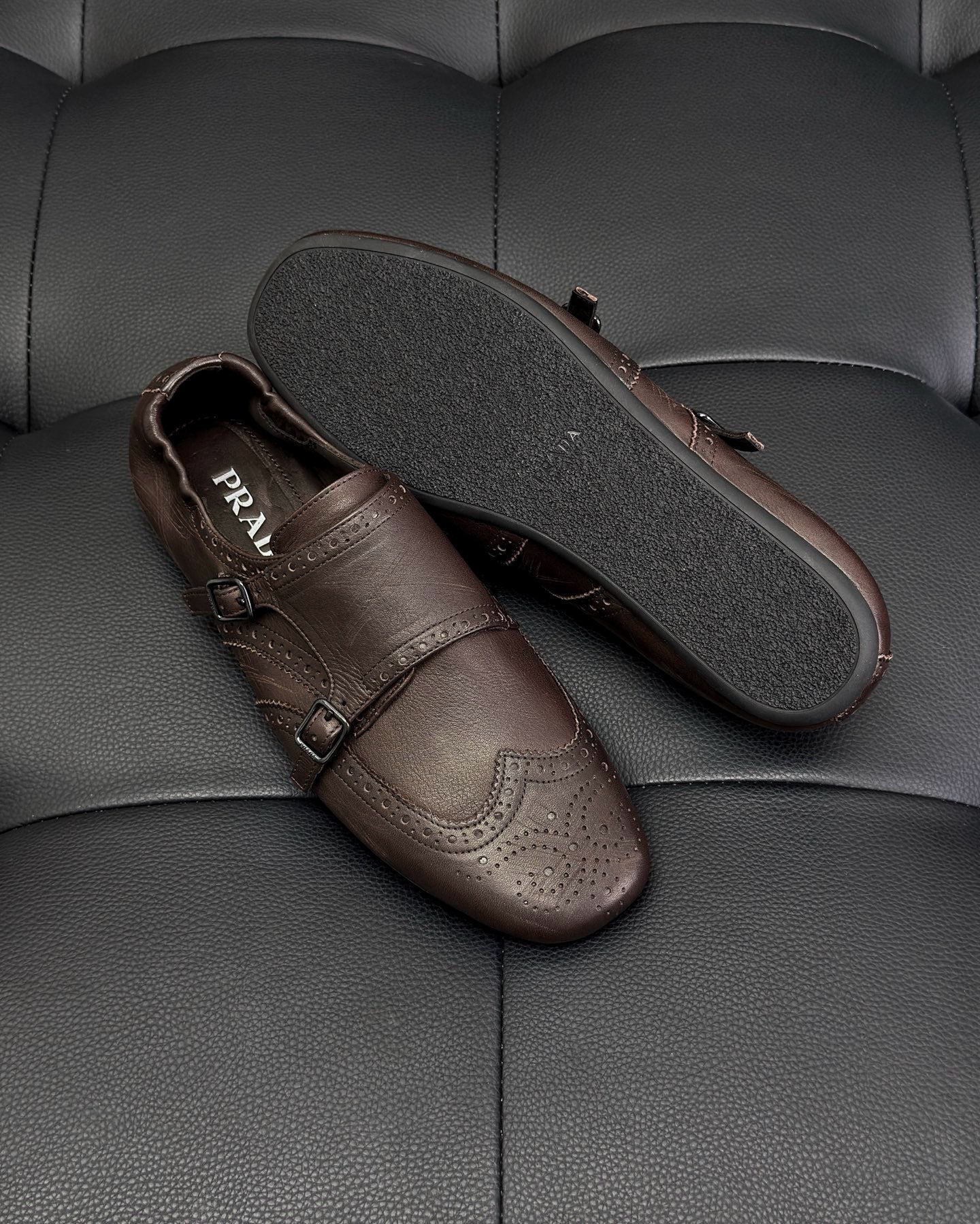 Brown and Black Shoes