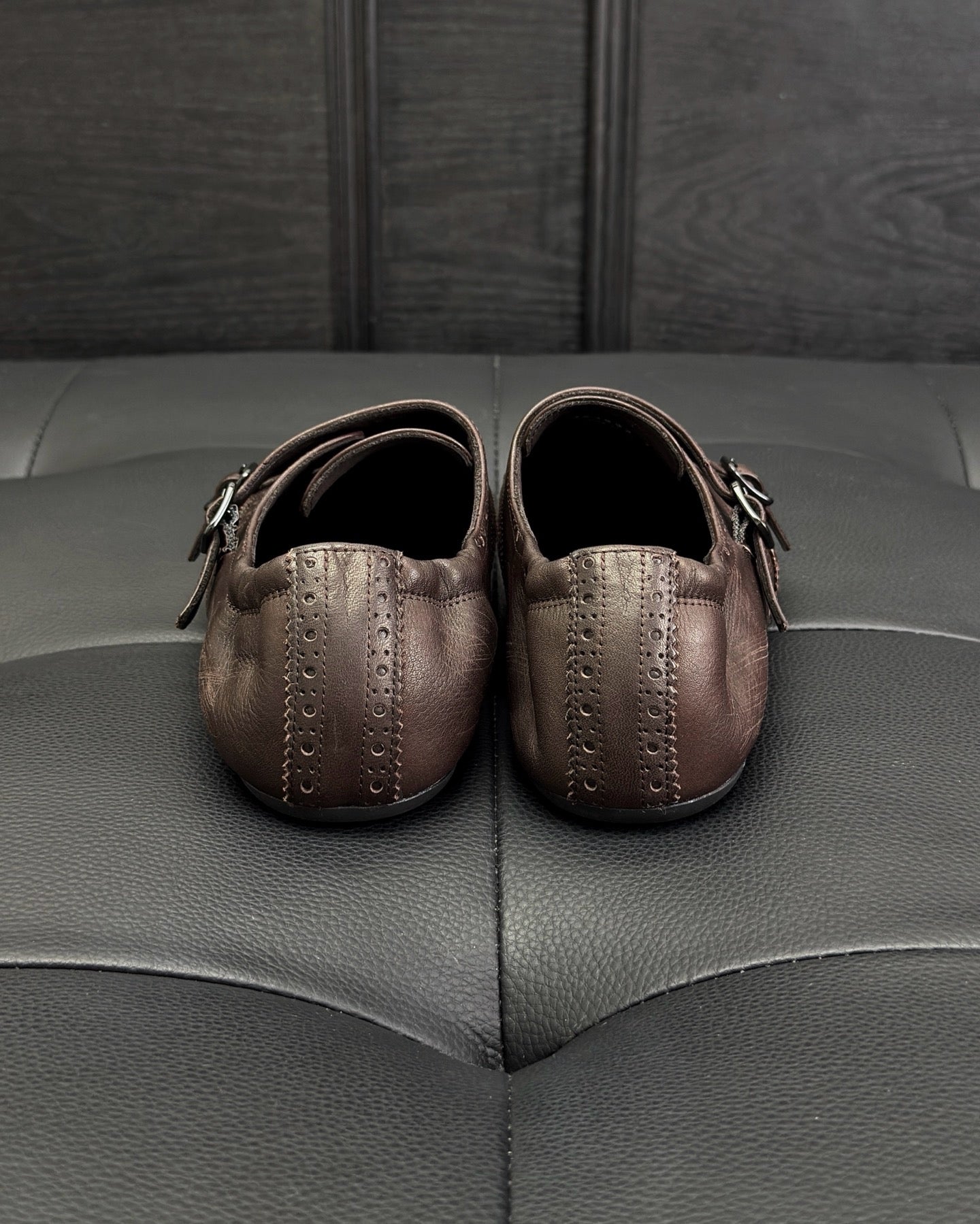 Dark brown and Black Shoes