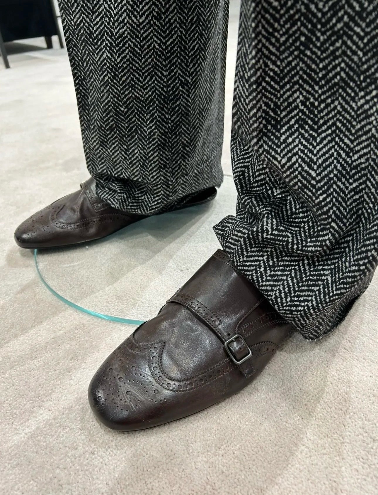 Dark brown and Black Shoes
