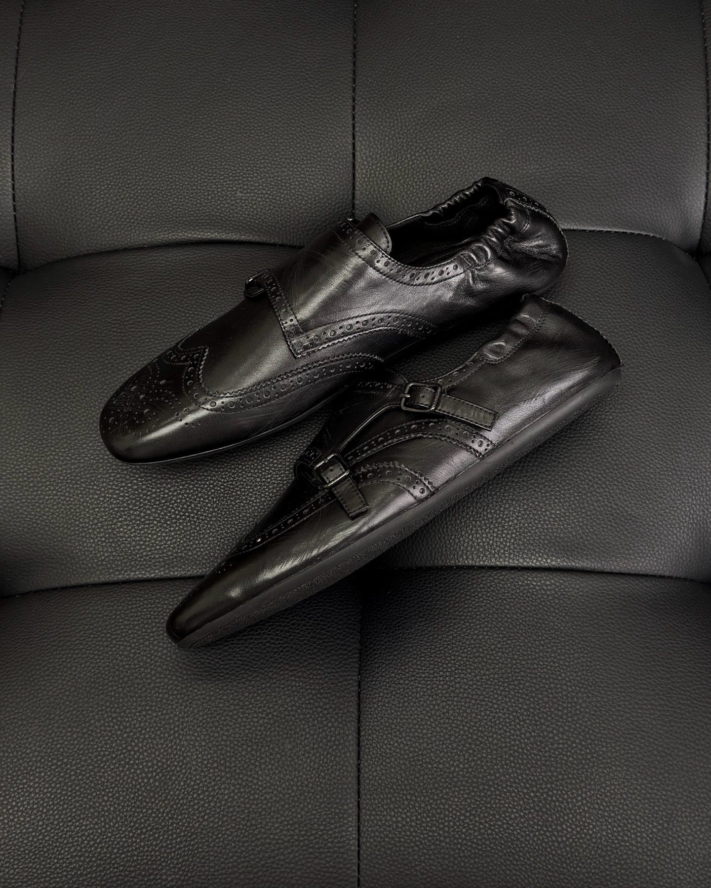 Dark brown and Black Shoes