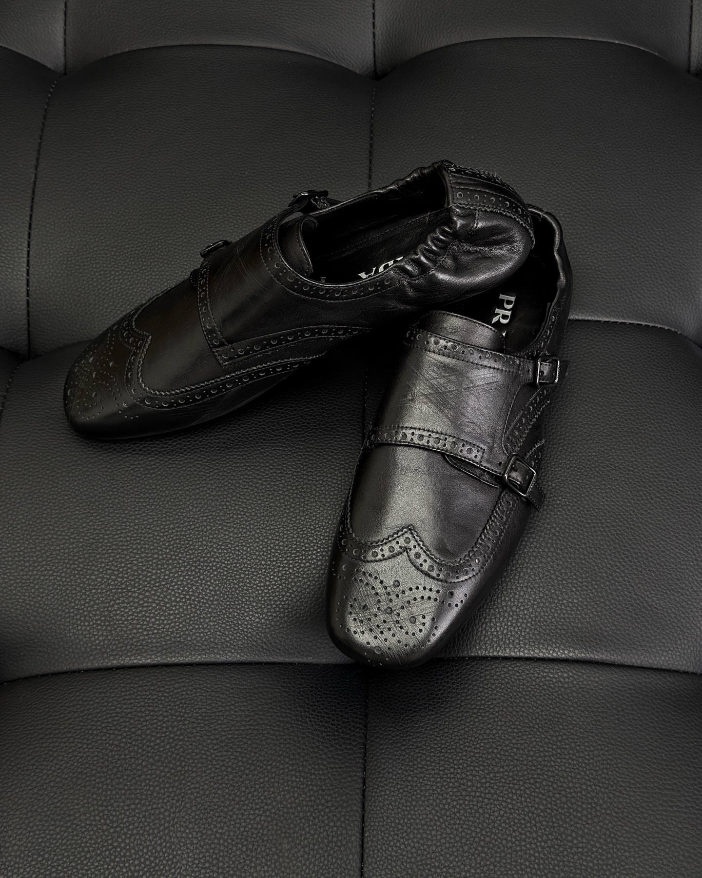 Dark brown and Black Shoes