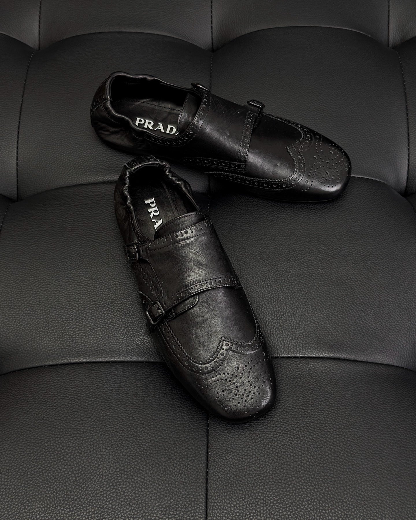 Dark brown and Black Shoes