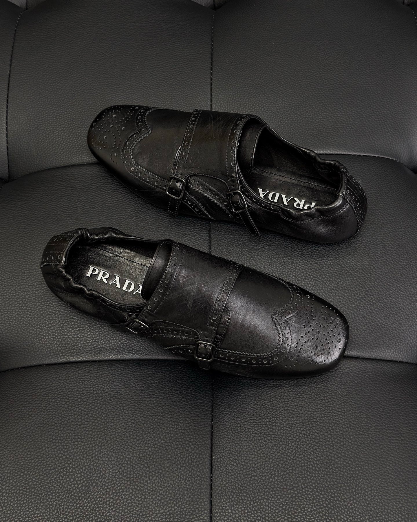 Brown and Black Shoes