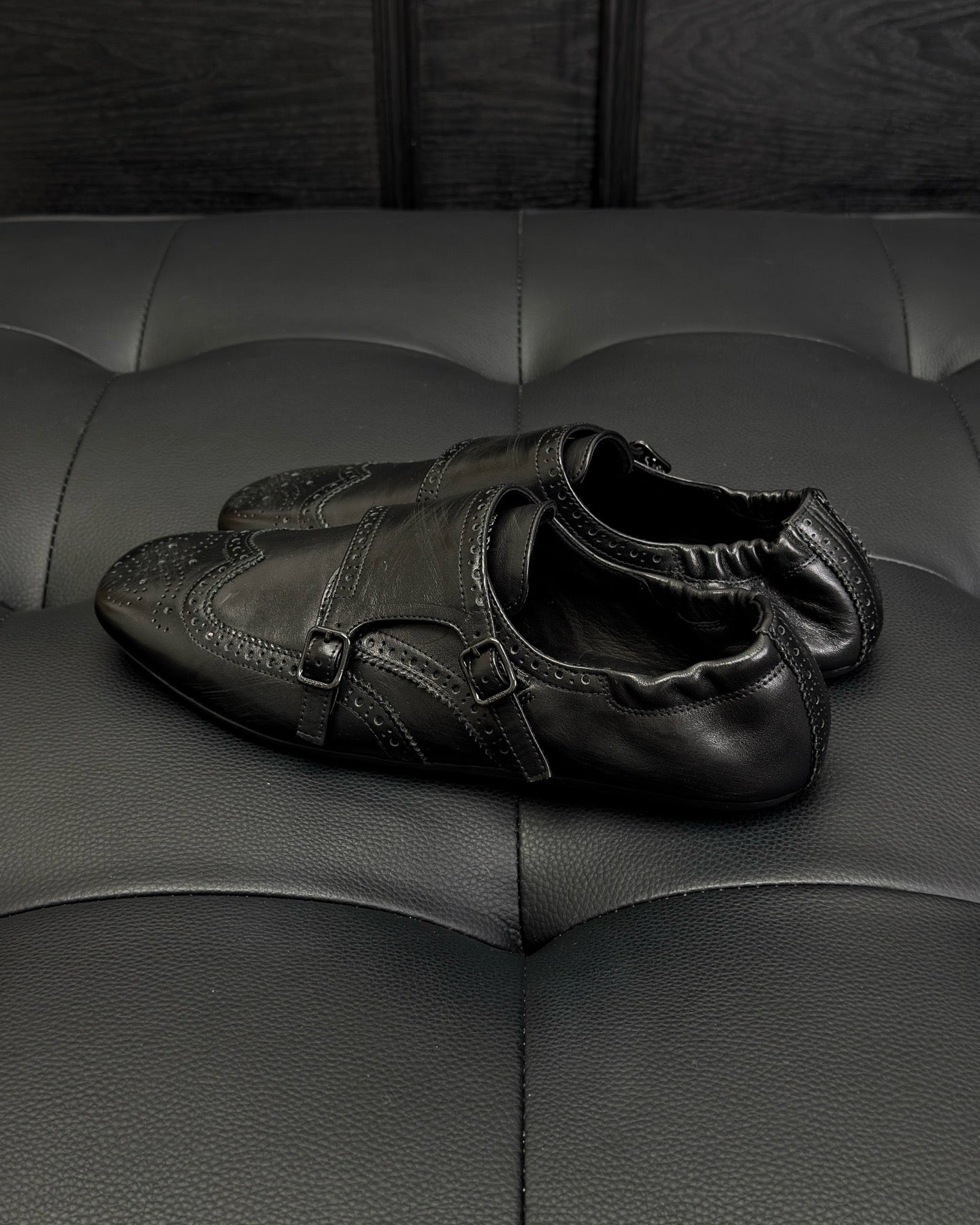 Dark brown and Black Shoes