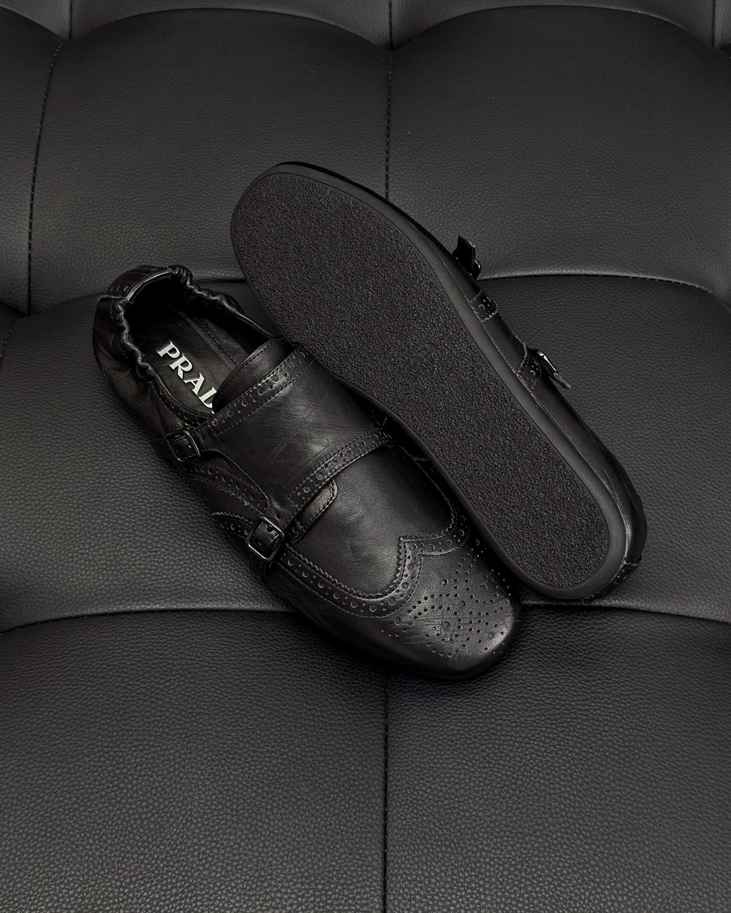 Dark brown and Black Shoes
