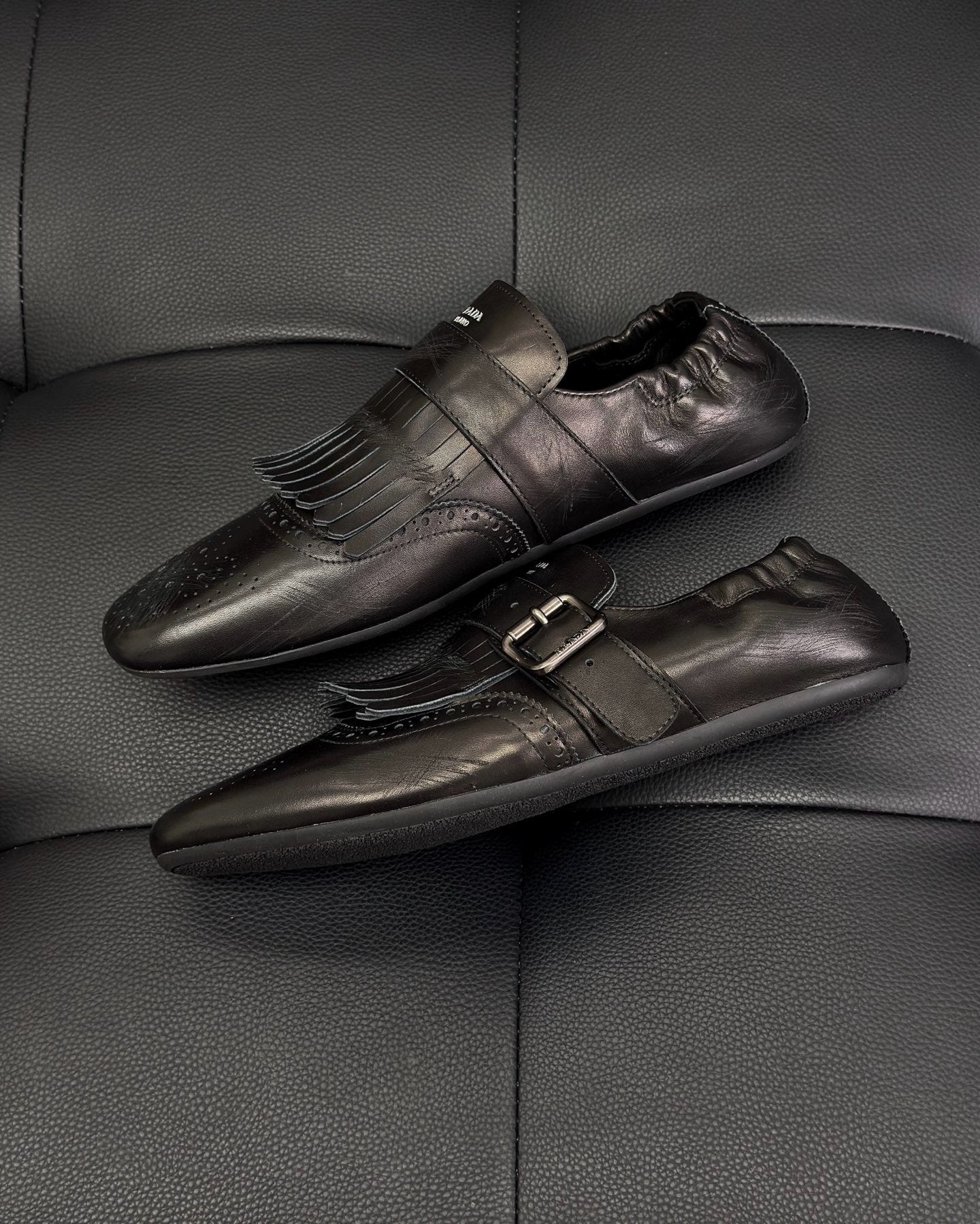 Dark brown and Black Shoes