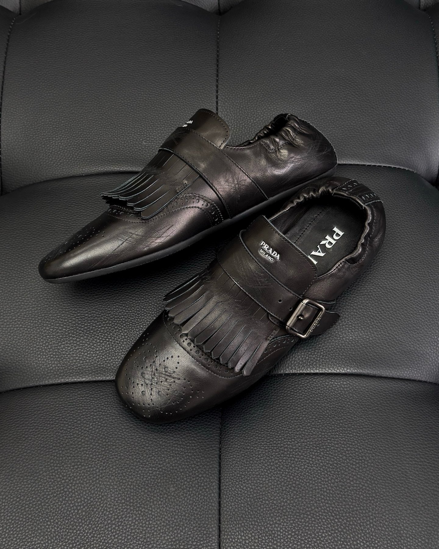 Dark brown and Black Shoes