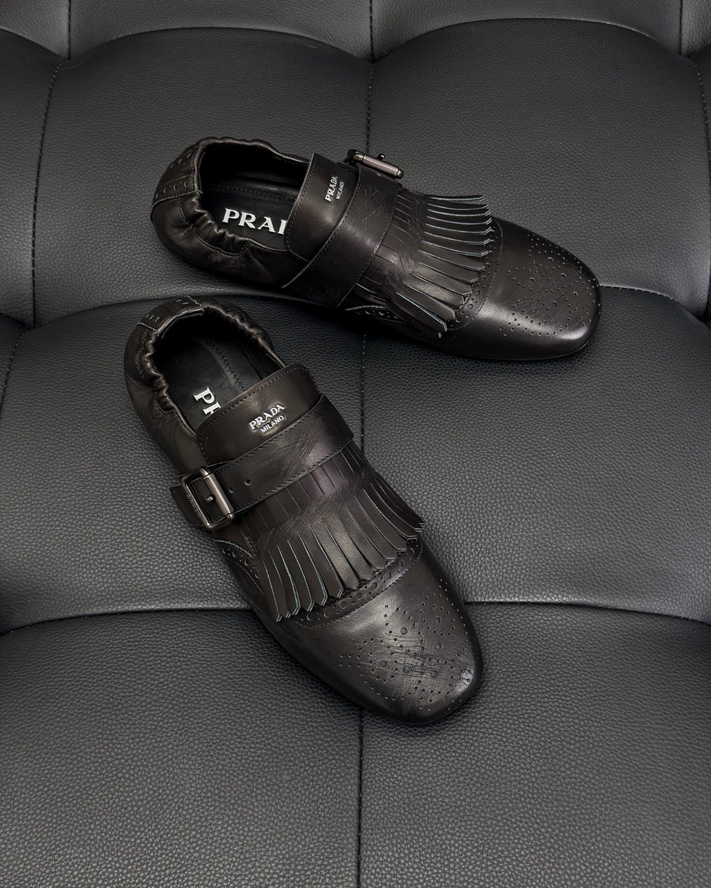Dark brown and Black Shoes