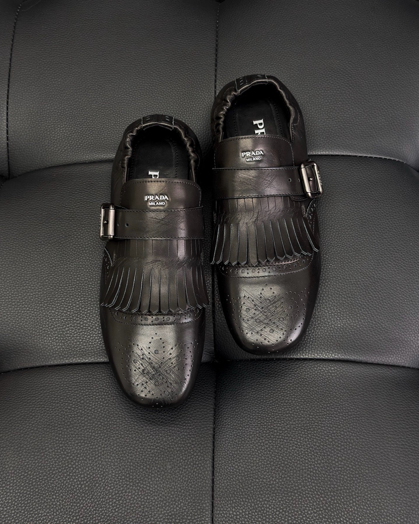 Dark brown and Black Shoes