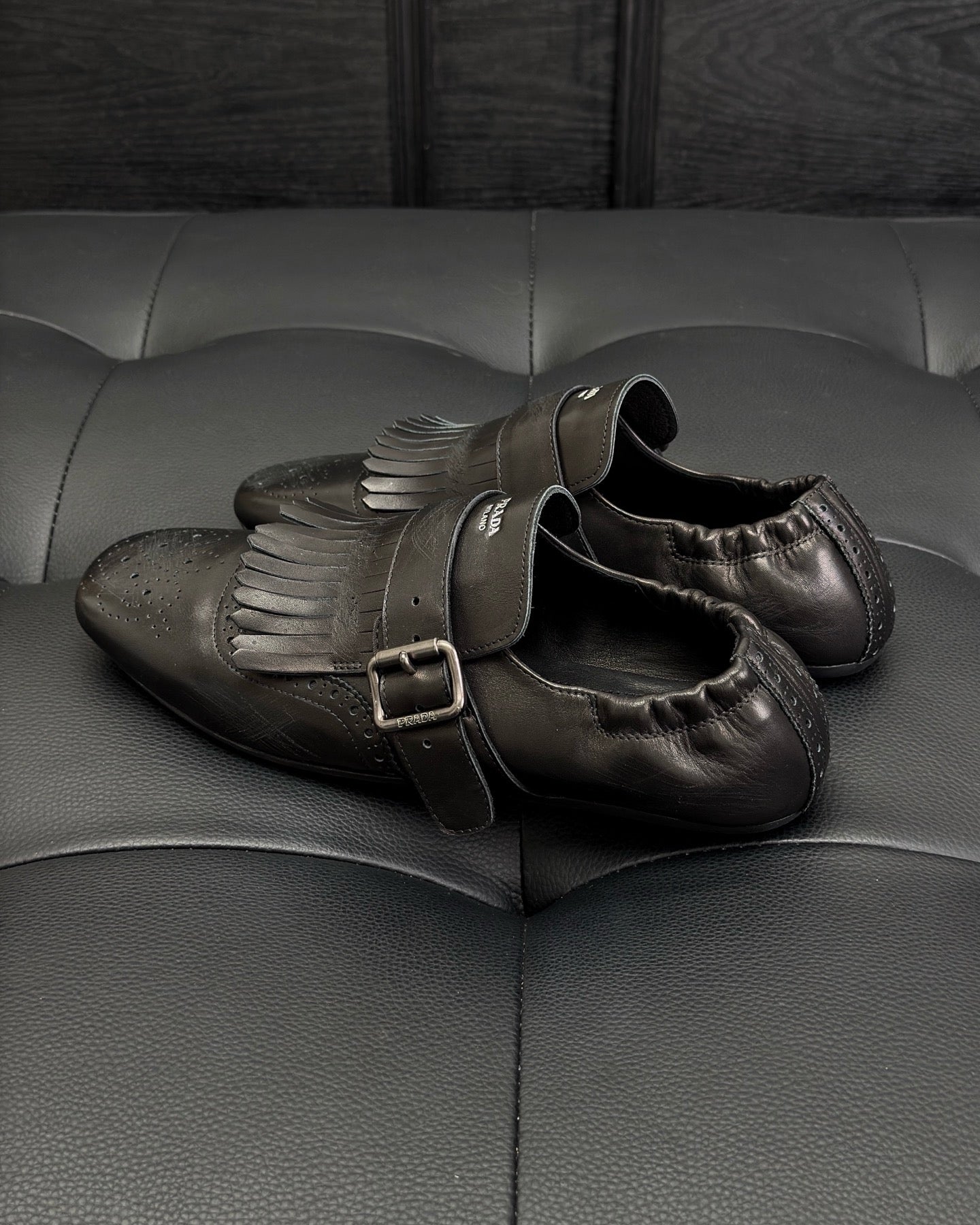 Dark brown and Black Shoes
