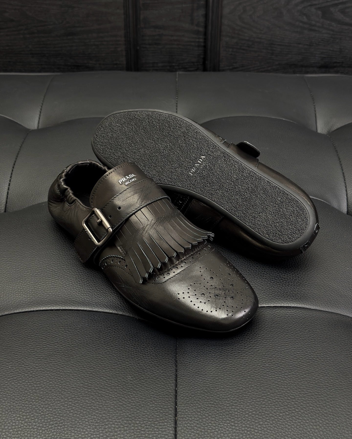 Dark brown and Black Shoes