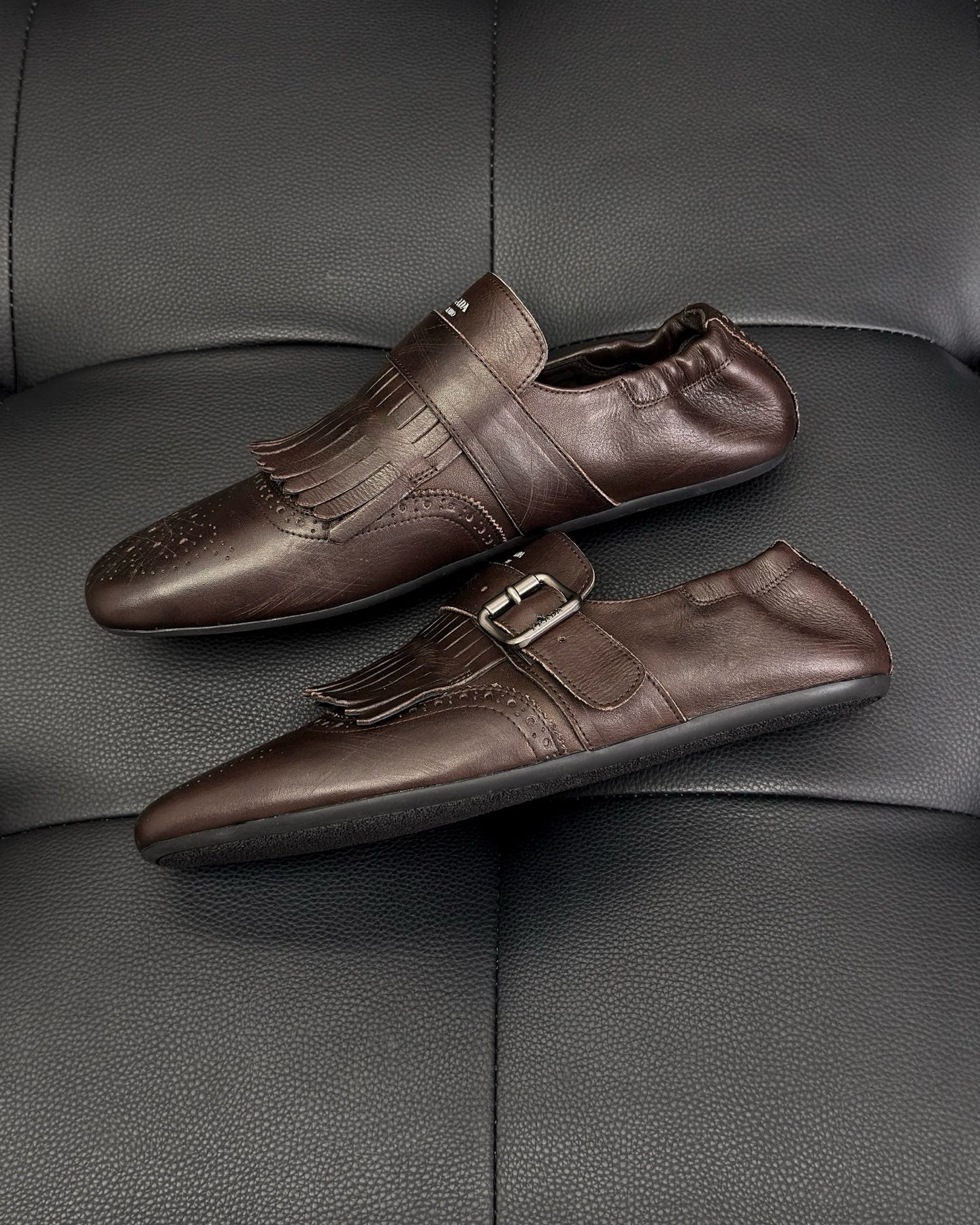 Dark brown and Black Shoes