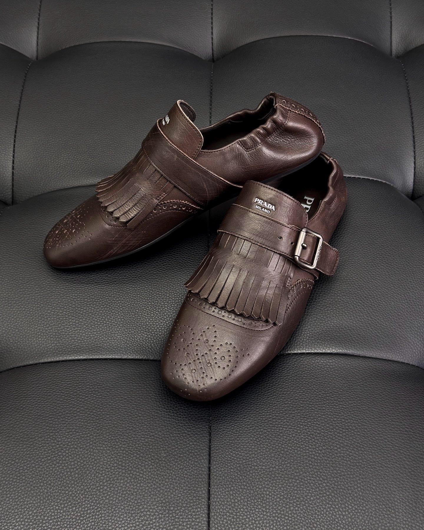 Dark brown and Black Shoes