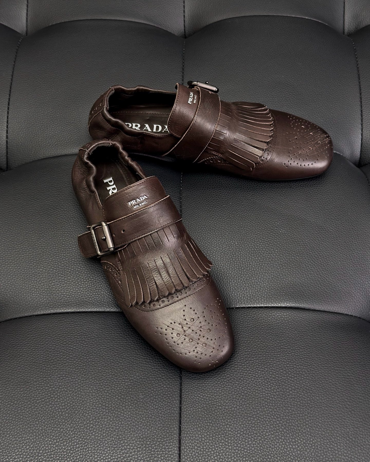 Dark brown and Black Shoes