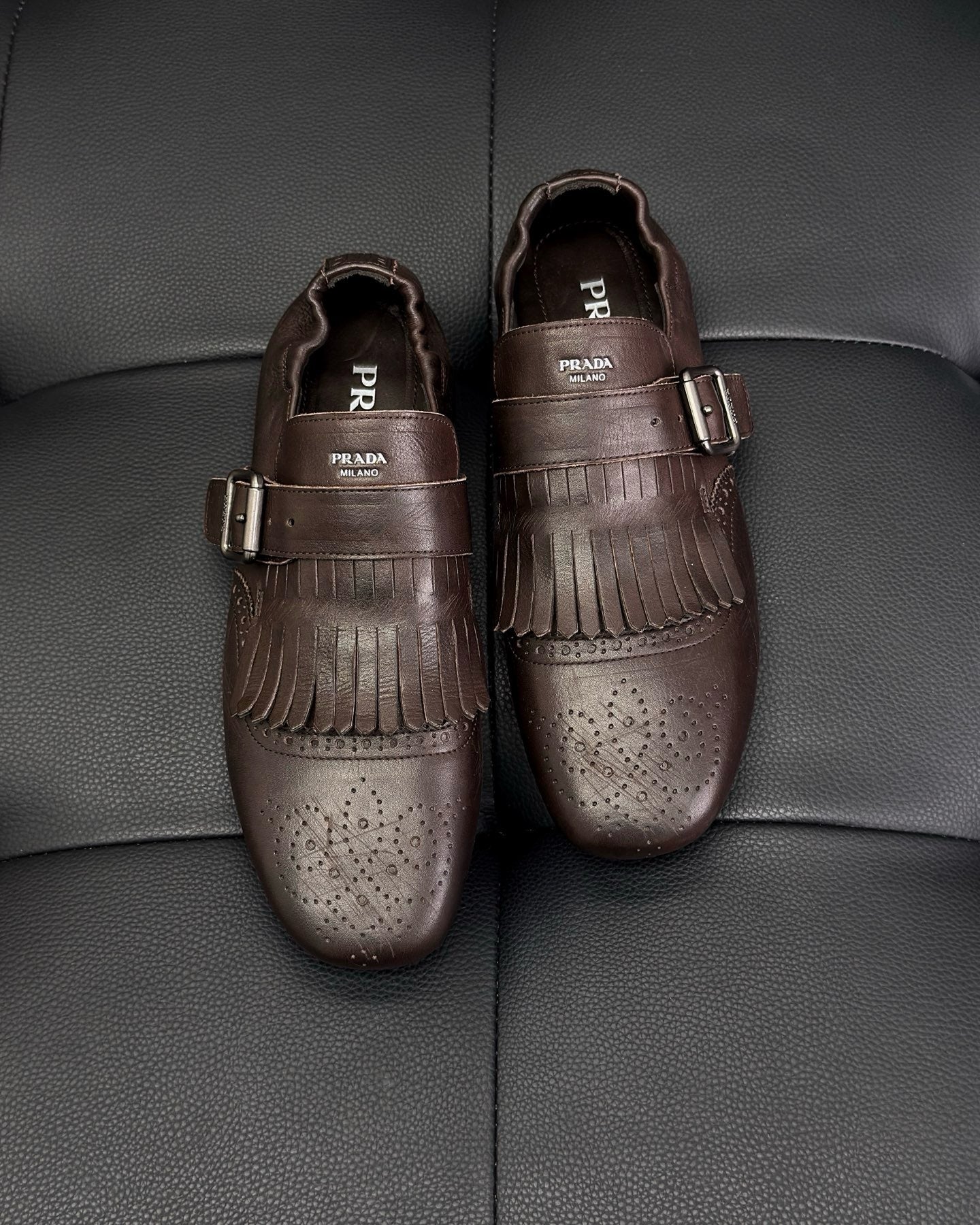 Dark brown and Black Shoes