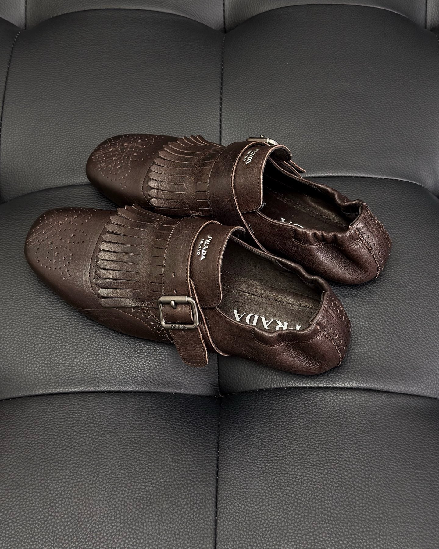 Dark brown and Black Shoes