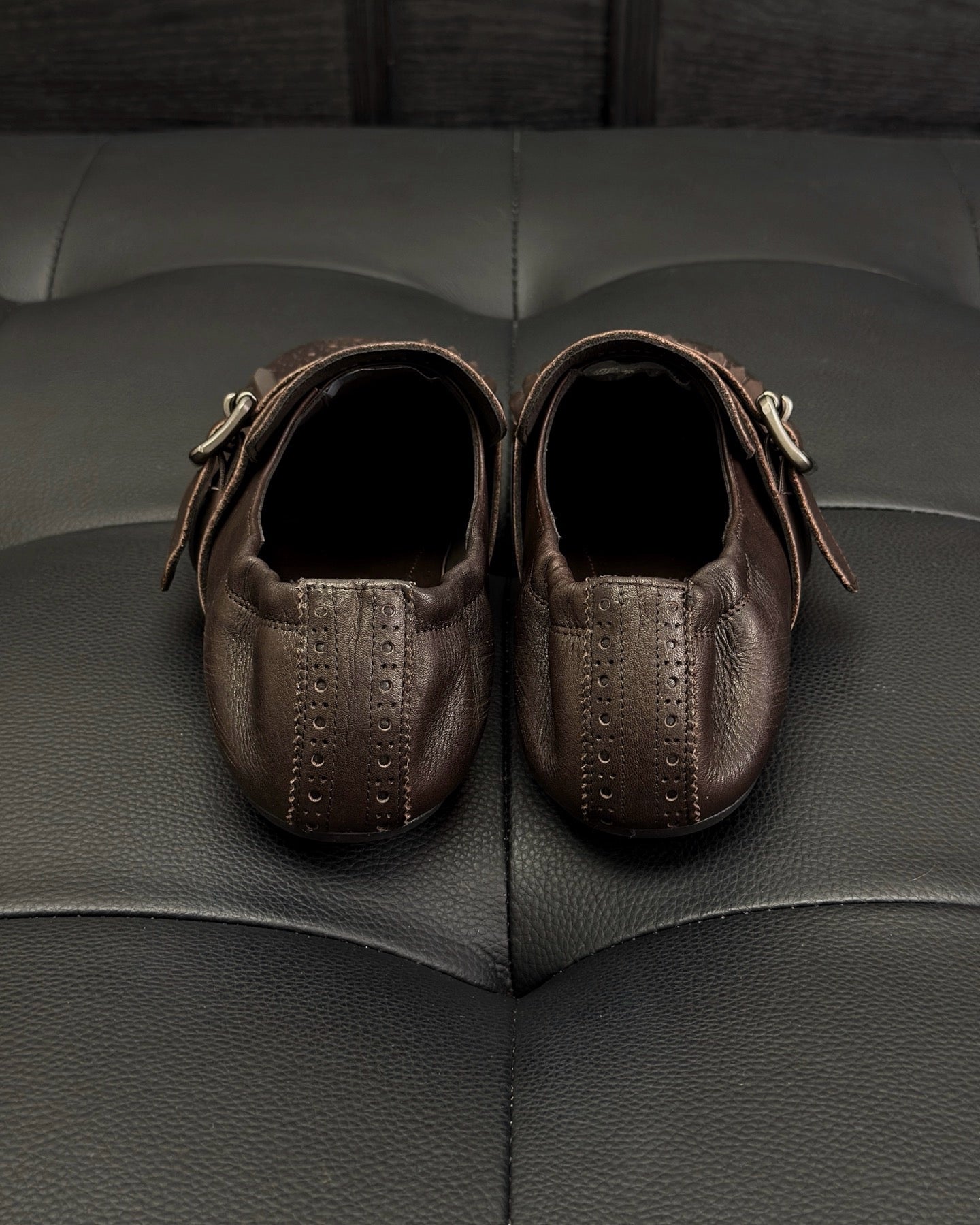 Dark brown and Black Shoes
